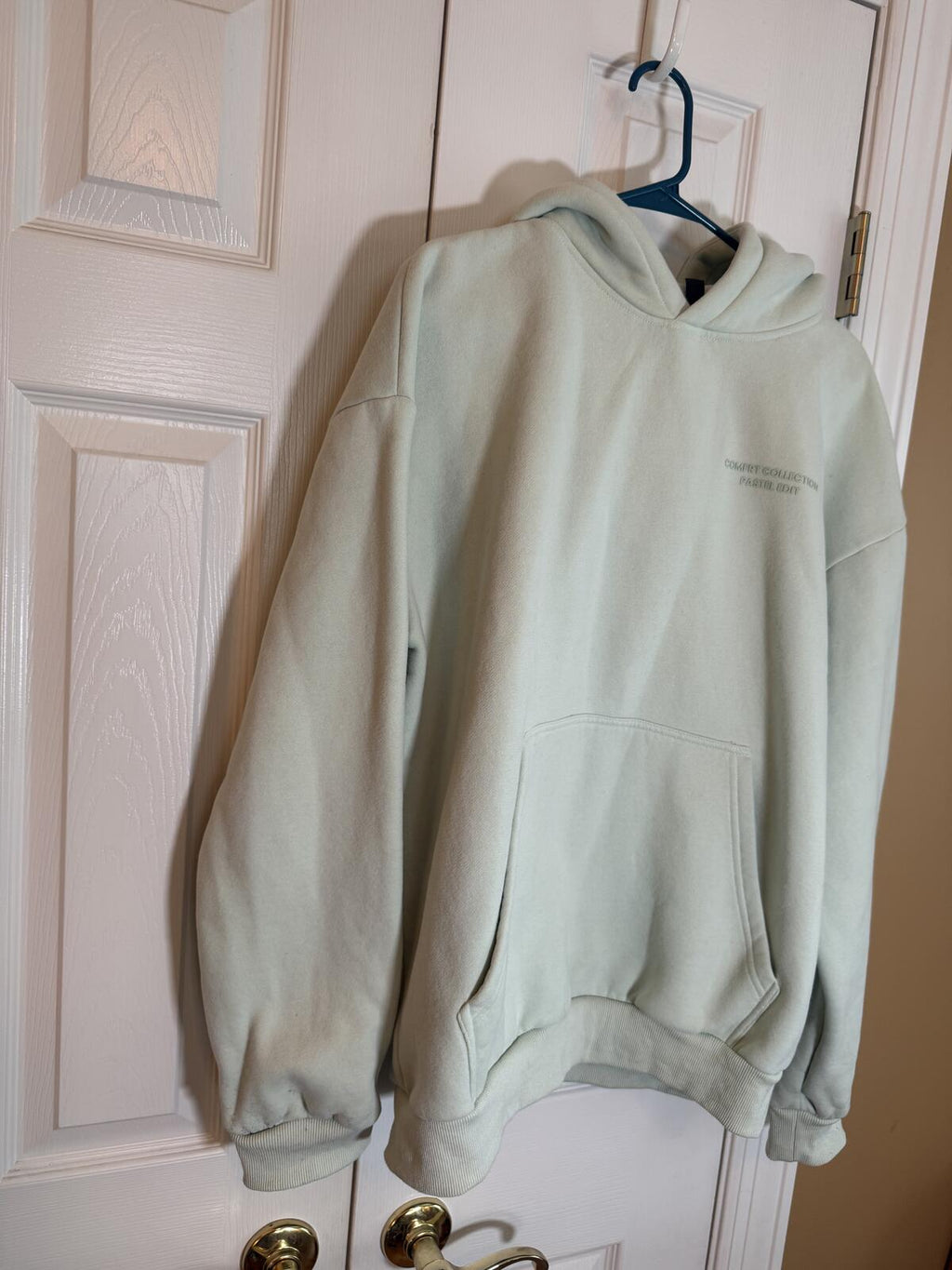 Comfort Collection Pastel Edit Hoodie Large Mint Green