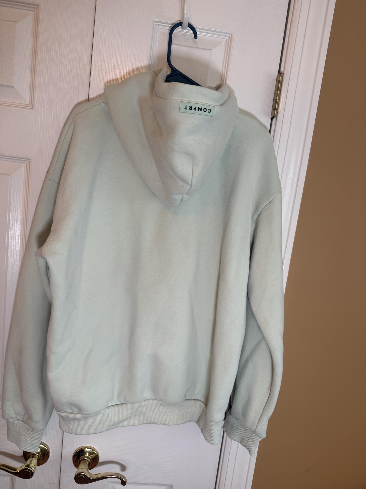 Comfort Collection Pastel Edit Hoodie Large Mint Green