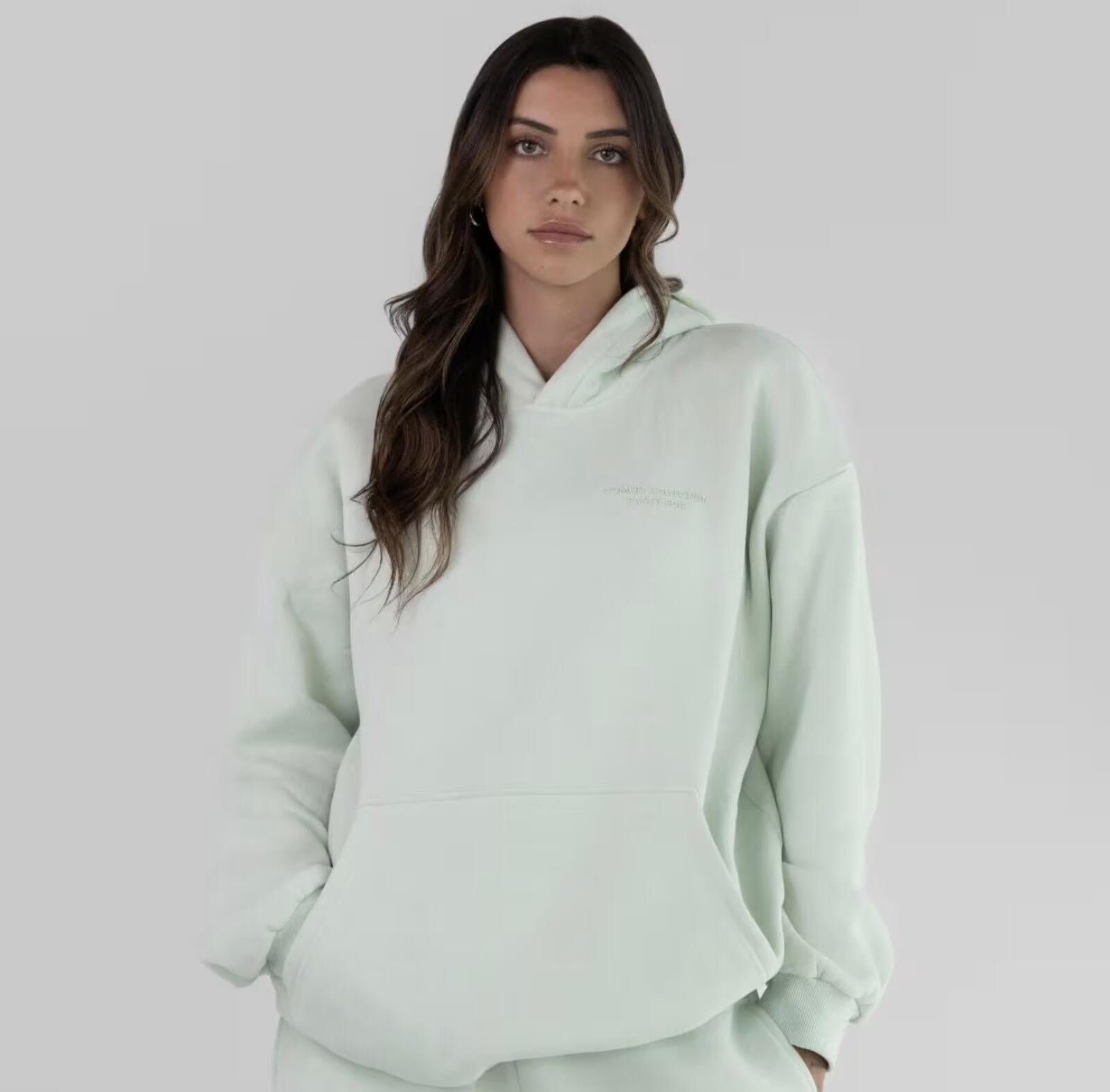 Comfrt Collection Pastel Edit Hoodie Large Mint Green