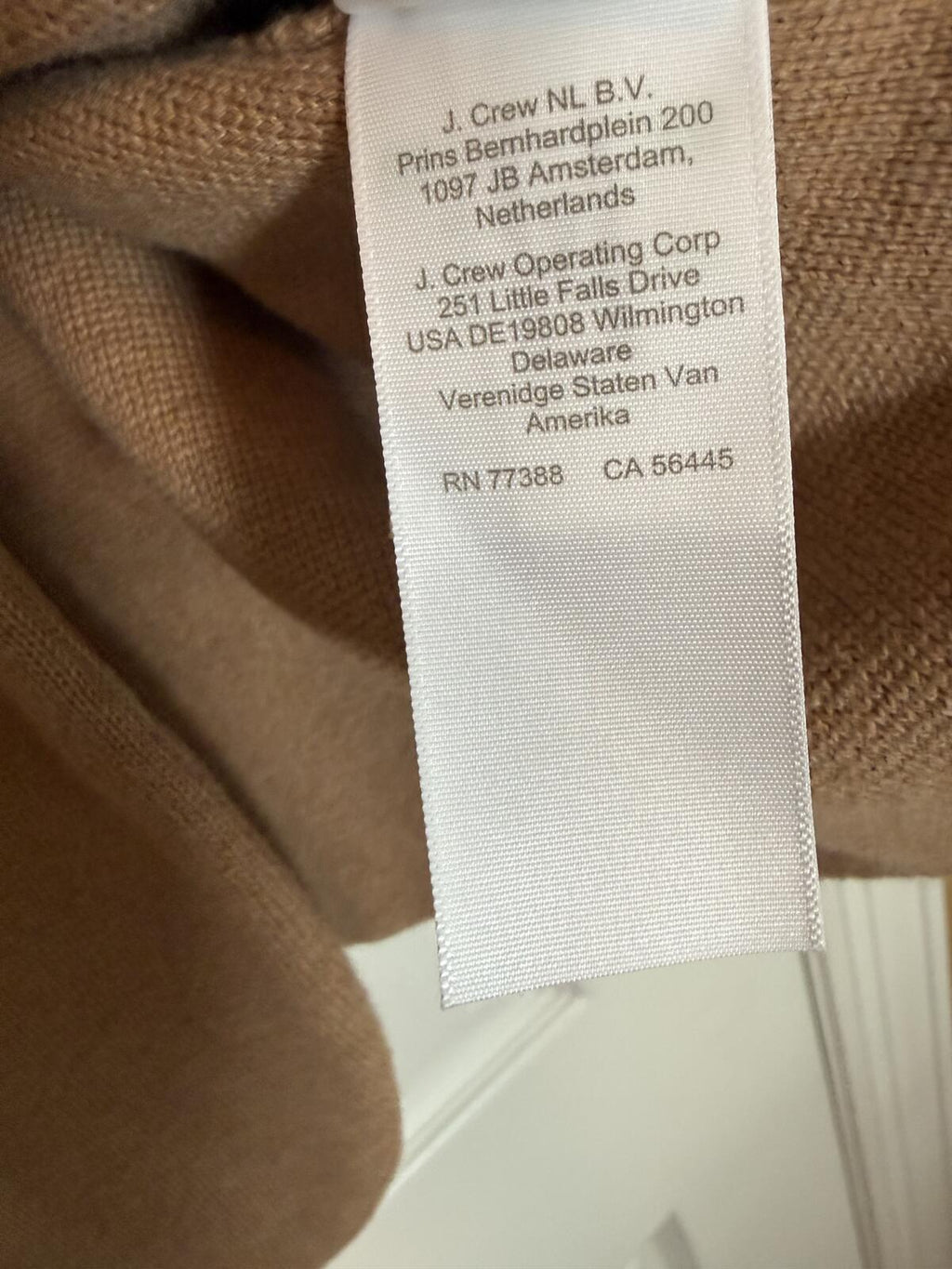J.Crew Women's M Camel Knit Sweater Blazer Cardigan Jacket
