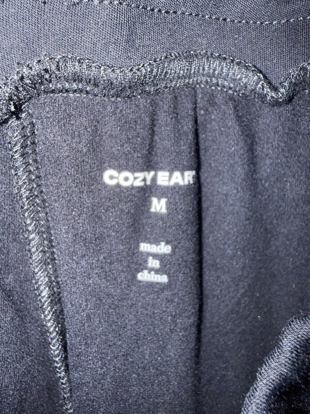 Cozy Earth Women’s Black Bamboo Blend Jogger Lounge Pants M