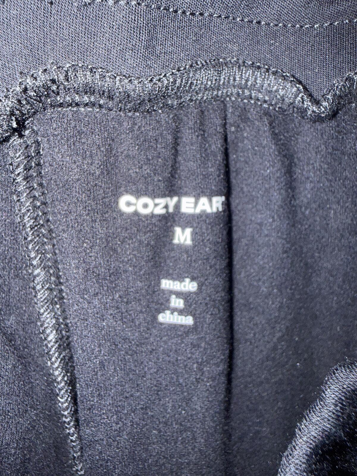 Cozy Earth Women’s Black Bamboo Blend Jogger Lounge Pants M