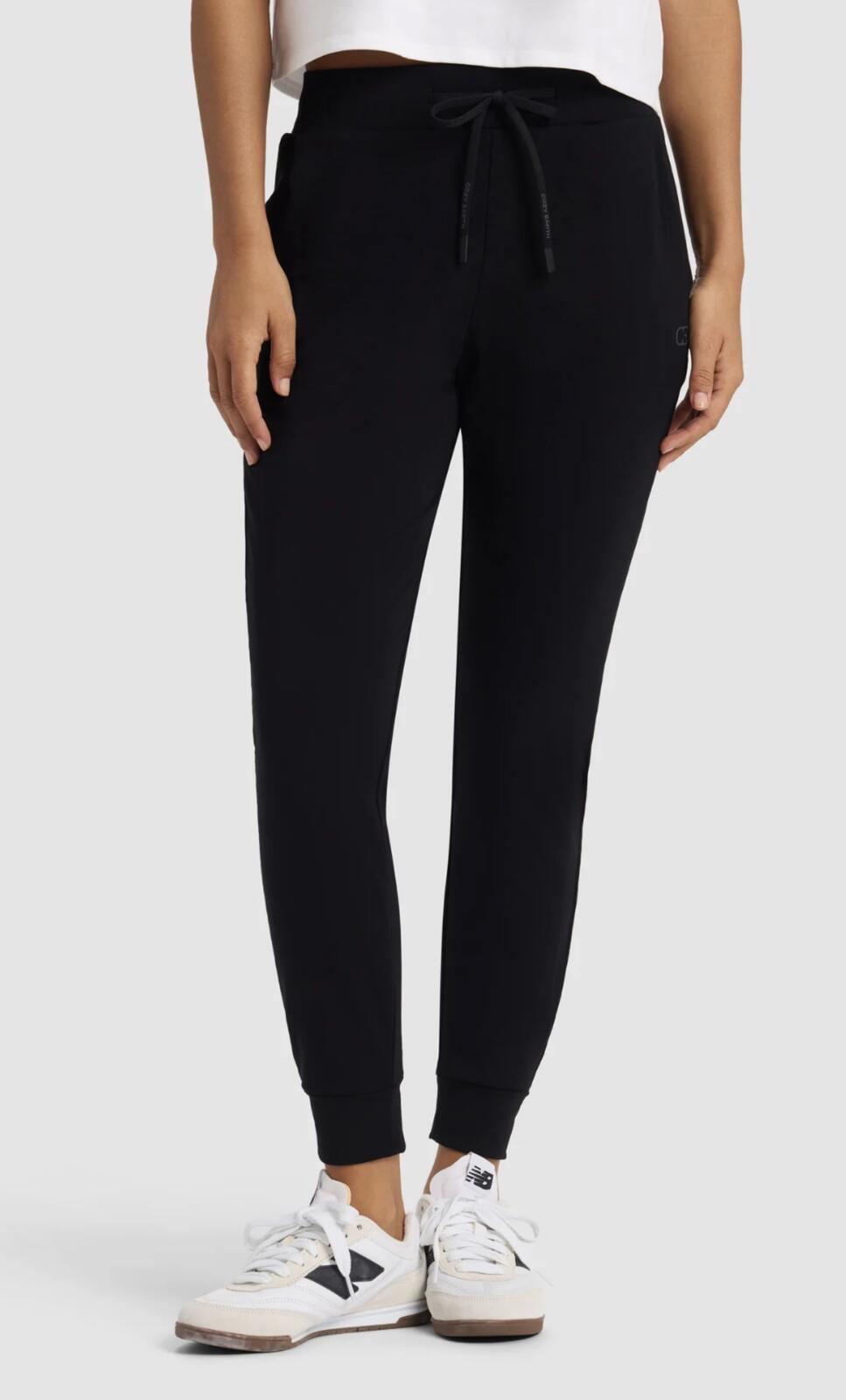 Cozy Earth Women’s Black Bamboo Blend Jogger Lounge Pants M
