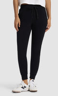 Cozy Earth Women’s Black Bamboo Blend Jogger Lounge Pants M