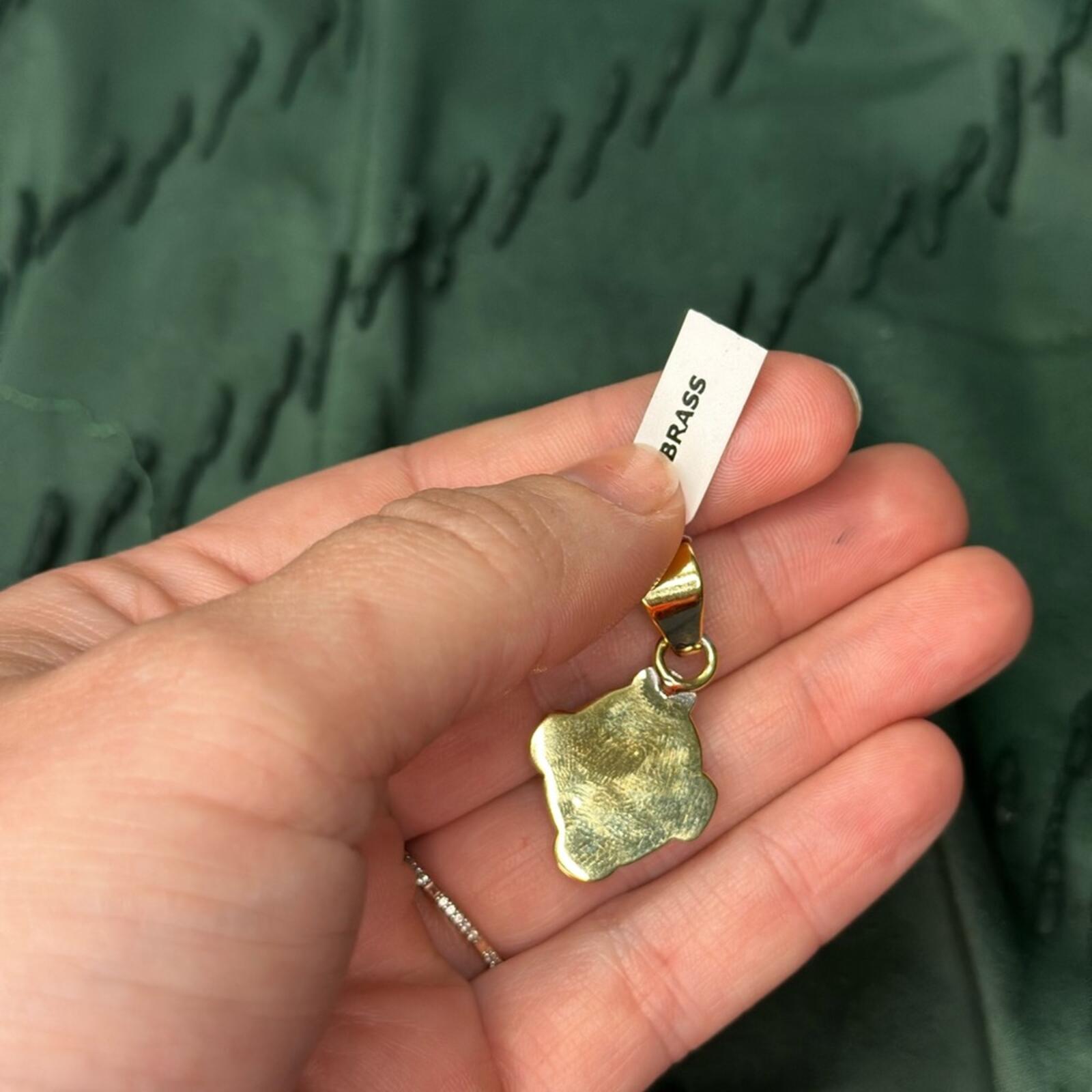Paloma Brass Pendant