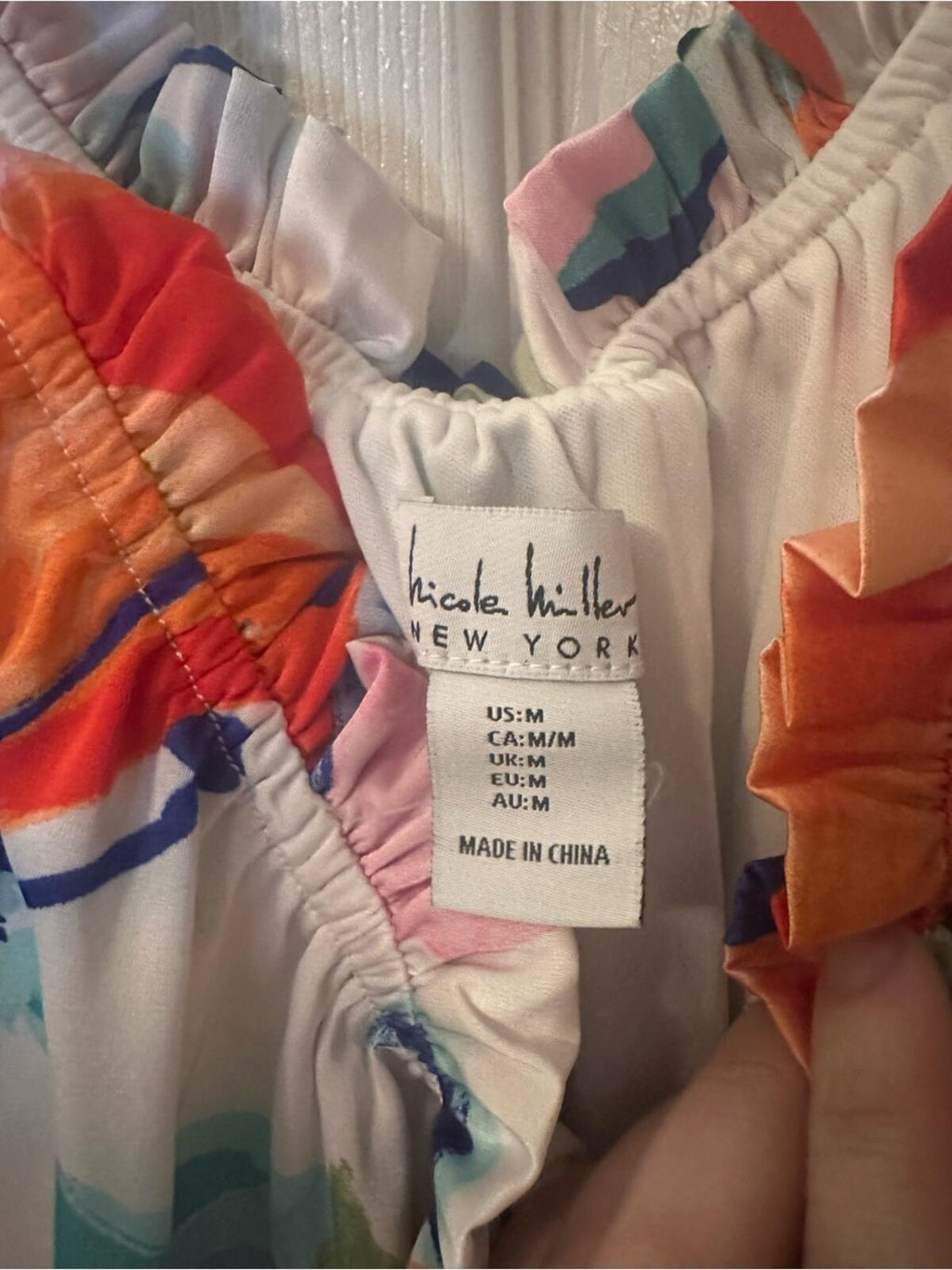 Nicole Miller Floral Maxi Dress