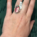 Rose Dahlia Sterling Silver Ring