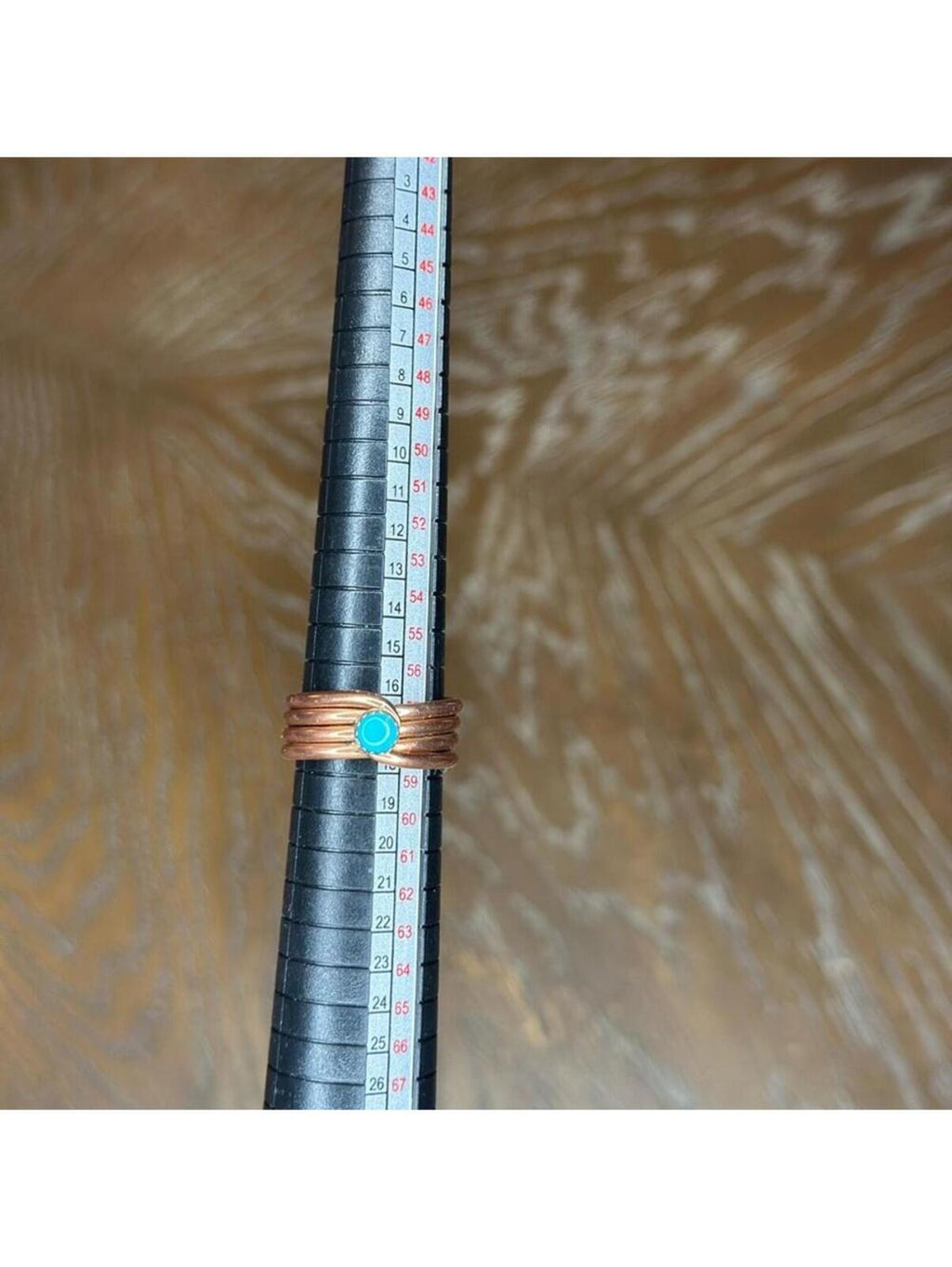 Turquoise and Copper Ring