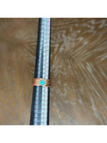 Turquoise and Copper Ring