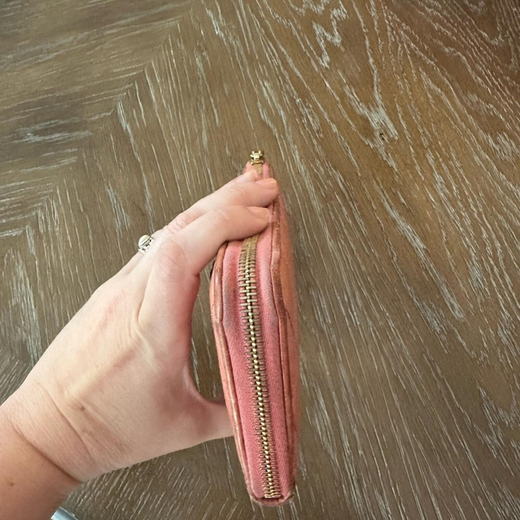 Miu Miu Quilted Bow Zip Wallet